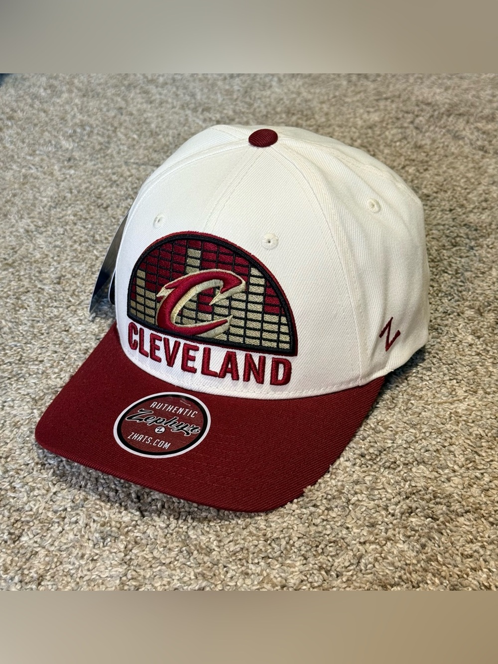 Zephyr Cleveland Cavaliers NBA Adjustable contender Snapback Hat